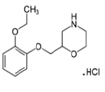 QELBREE™ (viloxazine) Structural Formula Illustration