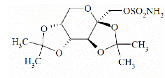 QUDEXY® XR (topiramate) Structural Formula Illustration