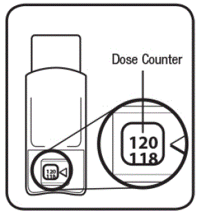 The dose counter - Illustration