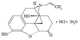 REXTOVY™ (naloxone hydrochloride) Structural Formula - Illustration