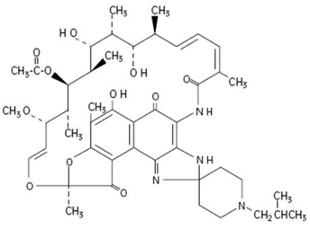 Mycobutin (rifabutin) - Structural Formula Illustration