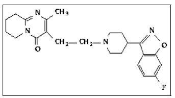 RISPERDAL (risperidone) Structural Formula Illustration