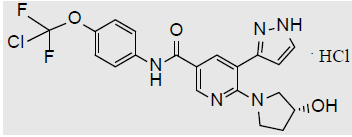 SCEMBLIX® (asciminib) Structural Formula - Illustration