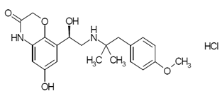 Olodaterol hydrochloride - Structural Formula - Illustration