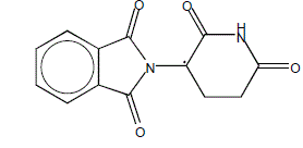 THALOMID® (thalidomide) - Structural Formula Illustration