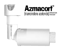 Azmacort aerosol inhaler - illustration