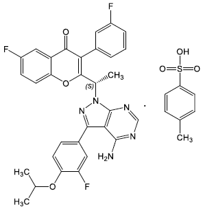 UKONIQ™ (umbralisib) Structrual Formula Illustration