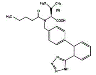 DIOVAN (valsartan) Structural Formula Illustration