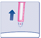 Keep the needle in your skin after</b> the dose counter has returned to “0” and slowly count to 6 - Illustration