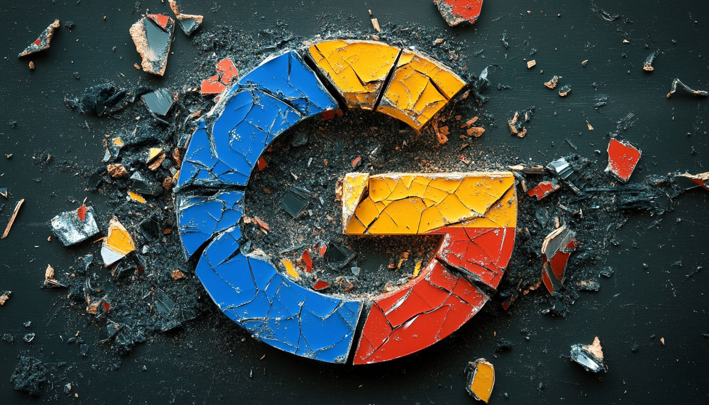 Broken Google Logo