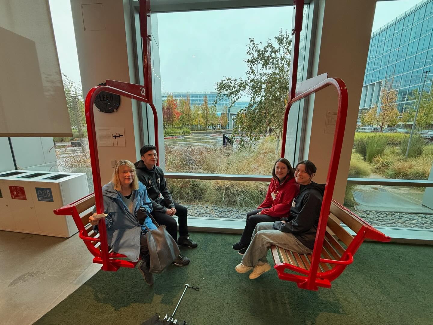 Google Indoor Ski Lift At Google Cloud Office