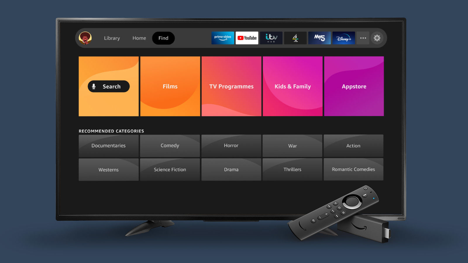 Amazon Fire TV user profiles