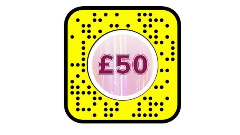 £50 Snapcode