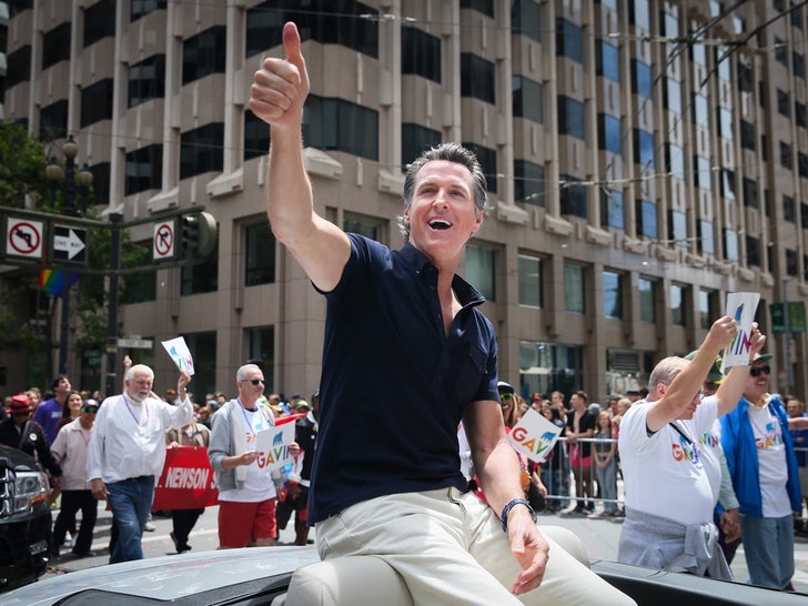 Governor Gavin Newsom Hard At Work