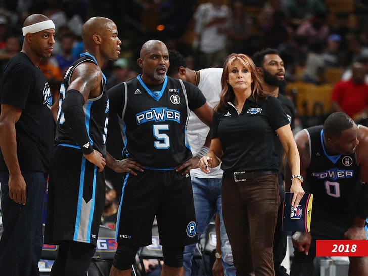 Nancy Lieberman coaching in big 3