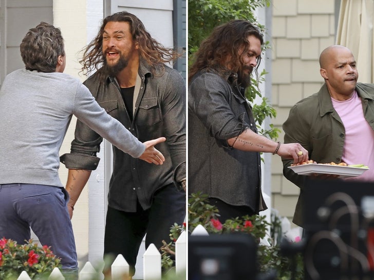 Jason Momoa, Zach Braff & Donald Faison T Mobile Super Bowl Commercial