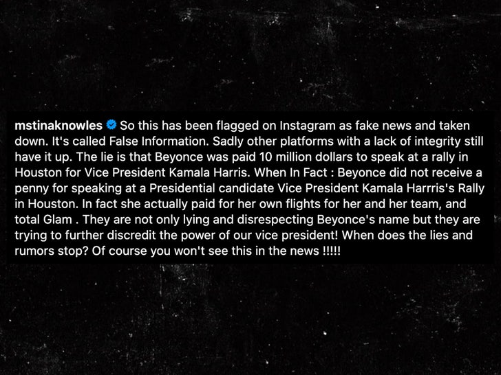 tina knowles instagram