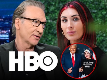 laura loomer and bill maher and donald trump getty x 2