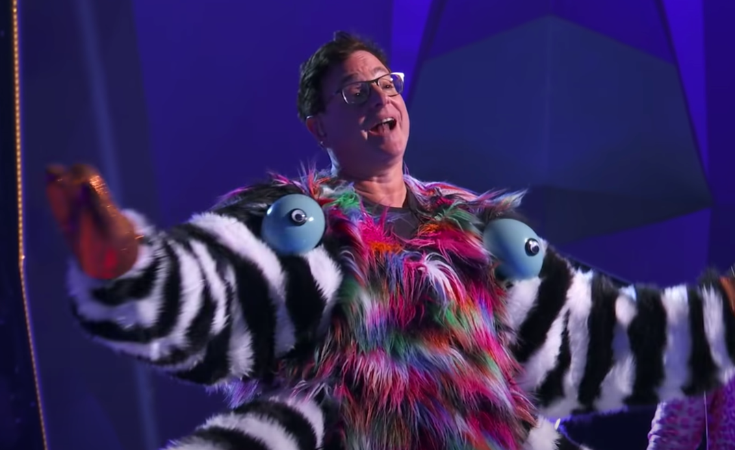 2020: Bob Saget shows off his singing skills as the Squiggly Monster on the FOX competition show 'The Masked Singer.'