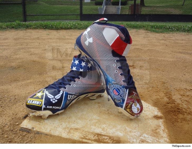 MLB's Bryce Harper -- Sick July th Cleats Most Patriotic :: 0701-bryce-harper-cleats-custom-tmz-sports-4