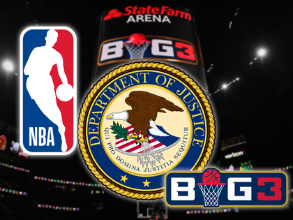 Big 3 logo nba department of justice