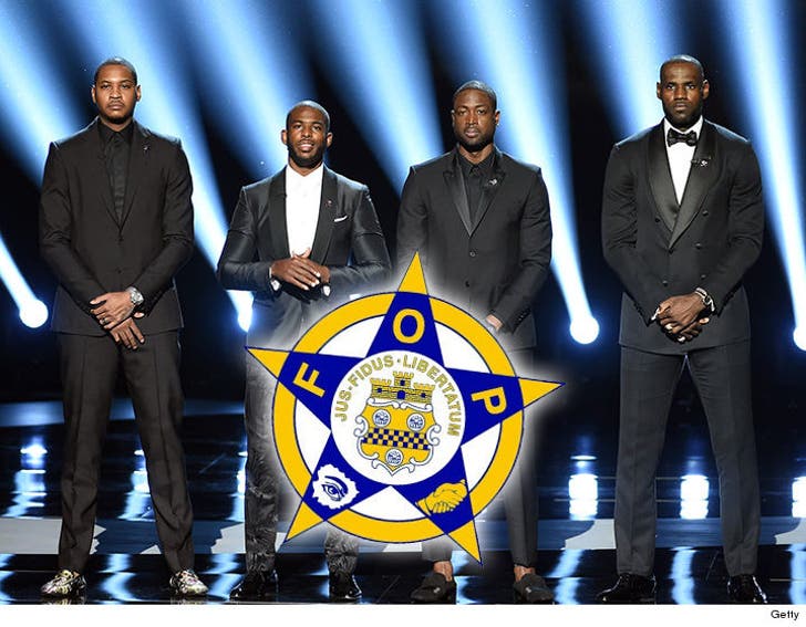 Police Org to LeBron -- We Heard Your ESPY Speech :: 0714-lebron-james-fop-getty-4