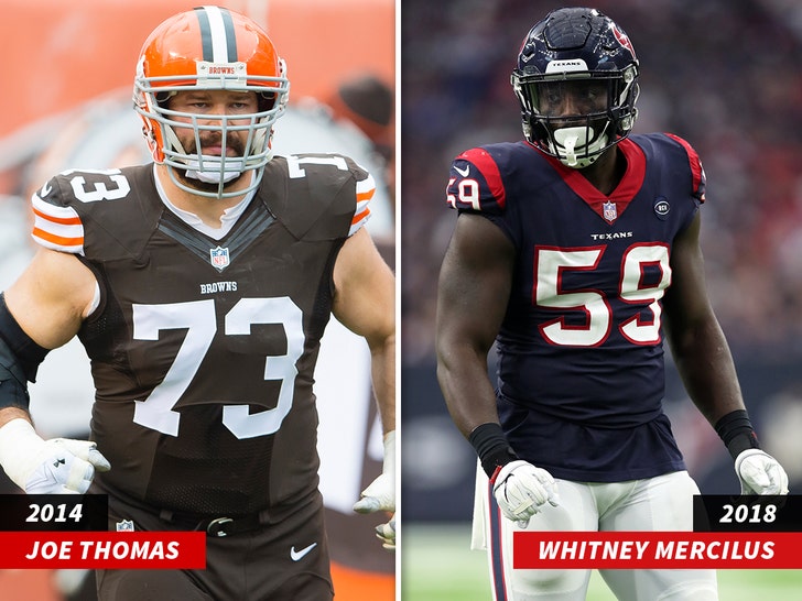 joe thomas and Whitney Mercilus getty 1