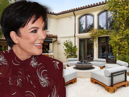 Kris Jenner Alongside Her House From Keeping Up With The Kardashians