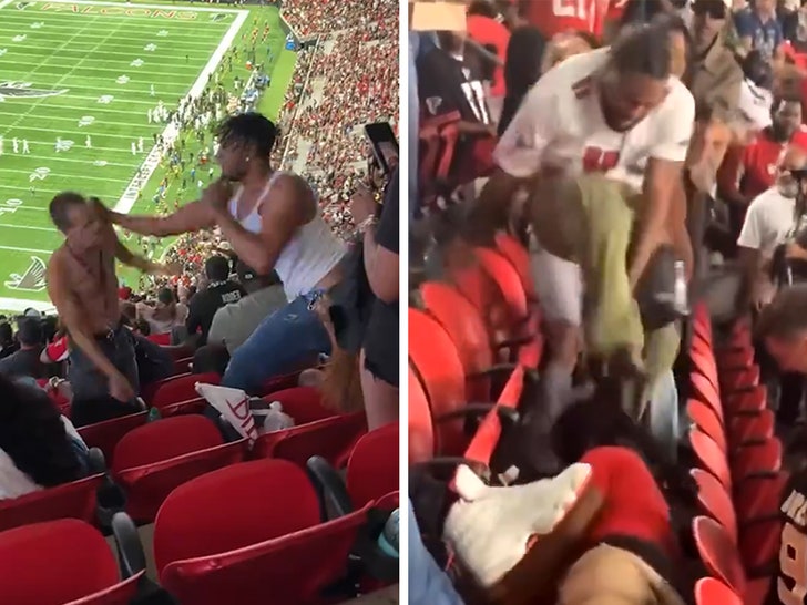 Falcons-Saints Brawl