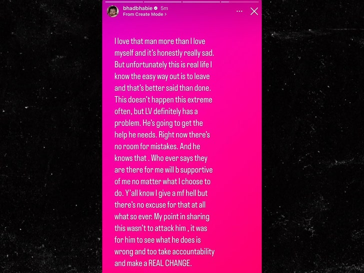 bhad bhabie statement insta story 1