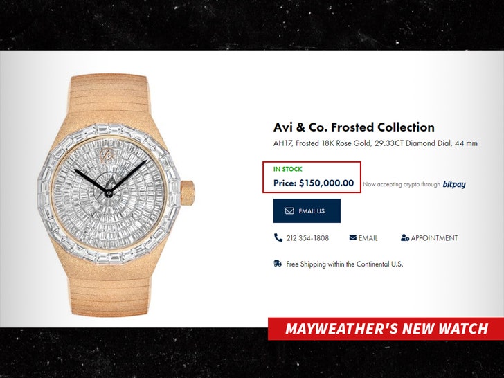 floyd mayweather new watch for birthday