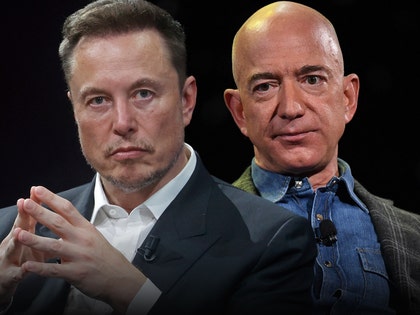 elon musk and jeff bezos getty 2