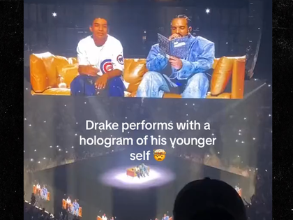 drake big hologram