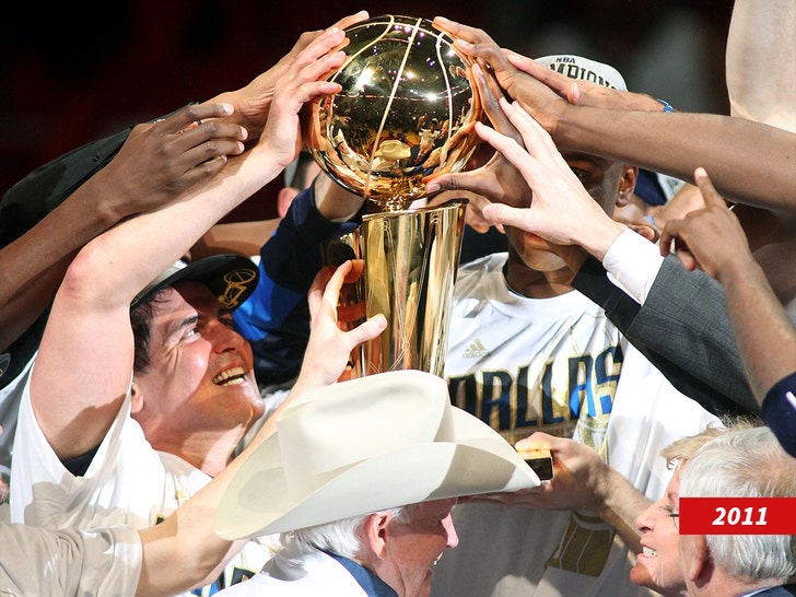 Mark cuban nba champs 2011 getty 2