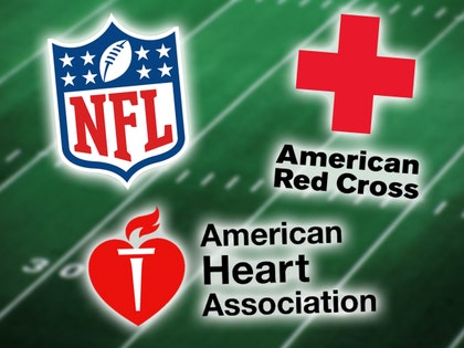 nfl american red cross american heart association