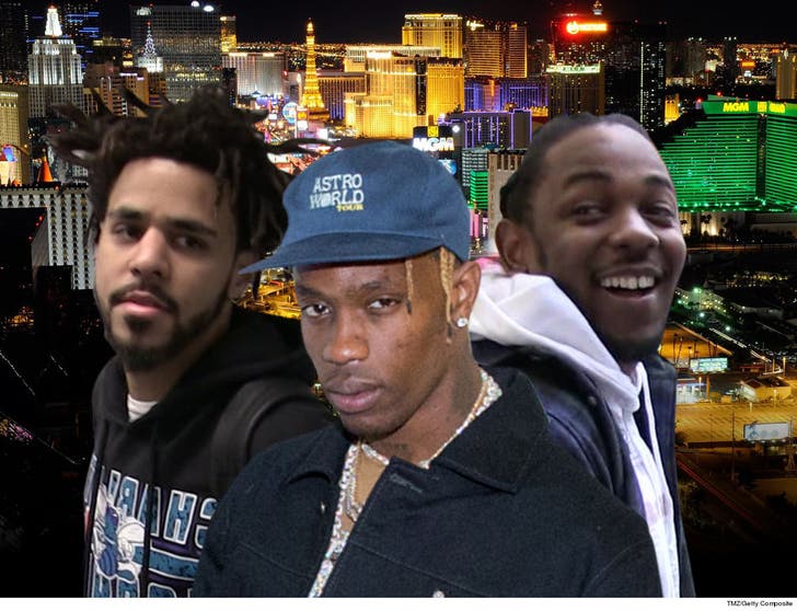 J Cole Travis Scott Kendrick Lamar Headlining New Music Festival :: 0620-j-cole-travis-scott-kendrick-lamar-tmz-comp-3