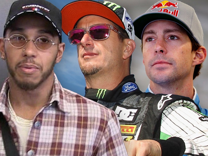 lewis hamilton ken block travis pastrana