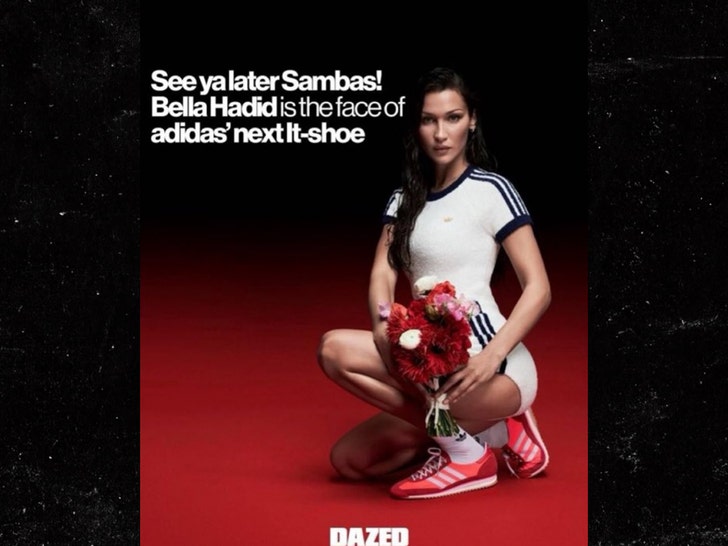 bella hadid adidas ad