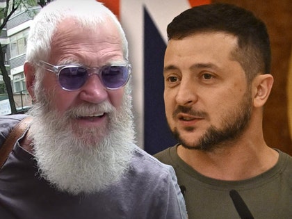 david letterman and Volodymyr Zelensky