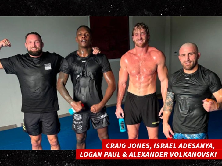 0928 Israel Adesanya, Alexander Volkanovski, Craig Jones and Logan Paul