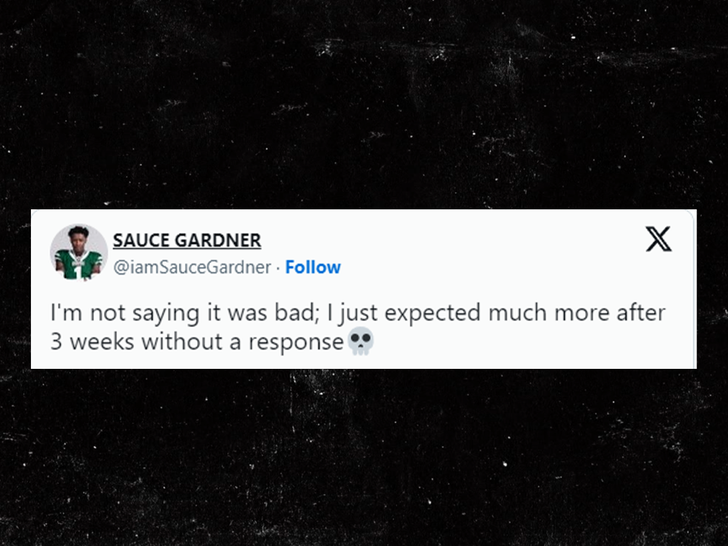 sauce gardner tweet