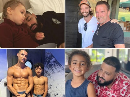 Celebrities With Their Sons