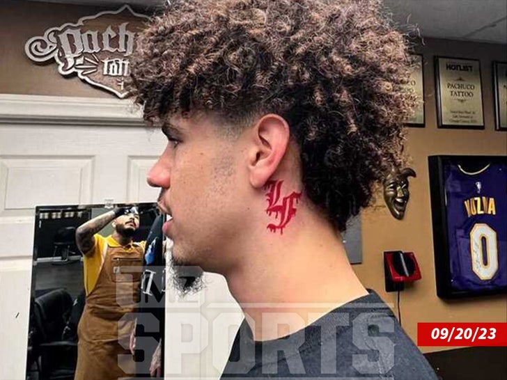 _Lamelo Ball Neck Tatt