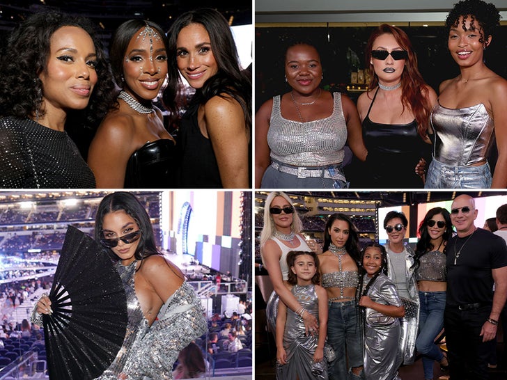 Celebs At Beyonce's World Renaissance Tour