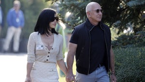 Lauren Sanchez and Jeff Bezos Holding Hands