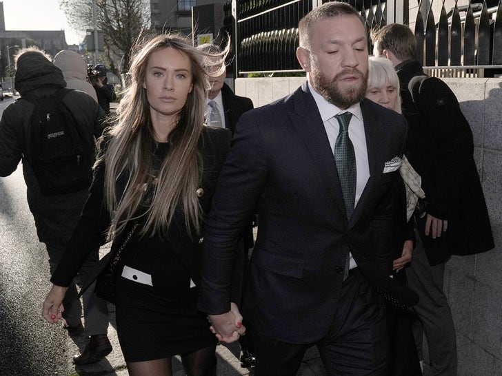 Conor McGregor's Wife Supports Him In Court