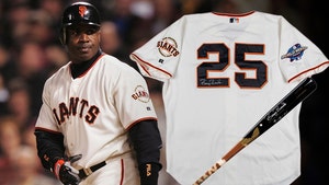 Barry bonds bat and jersey