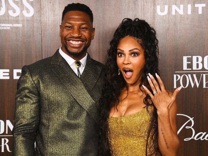 Jonathan majors Meagan Good  engaged getty 1