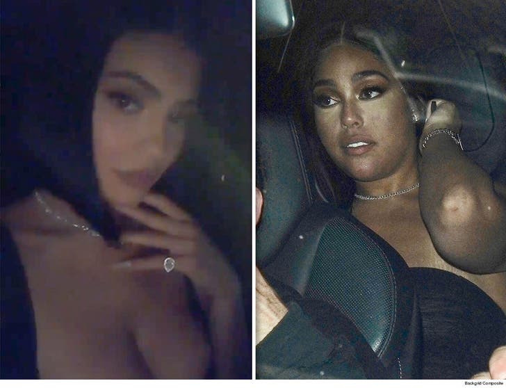 Kylie Jenner Jordyn Woods and Tristan Thompson All in Same :: 0608-jordyn-woods-kylie-jenner-instagram-backgrid-7