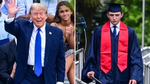 Donald Trump At Barron Trumps Graduation